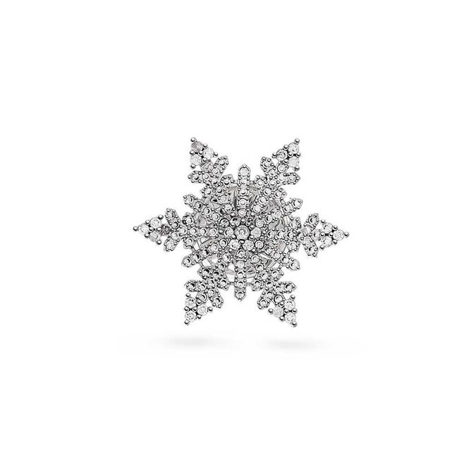 Hovedbilde Bijouteri julenål clutch pin Snøstjerne 200121