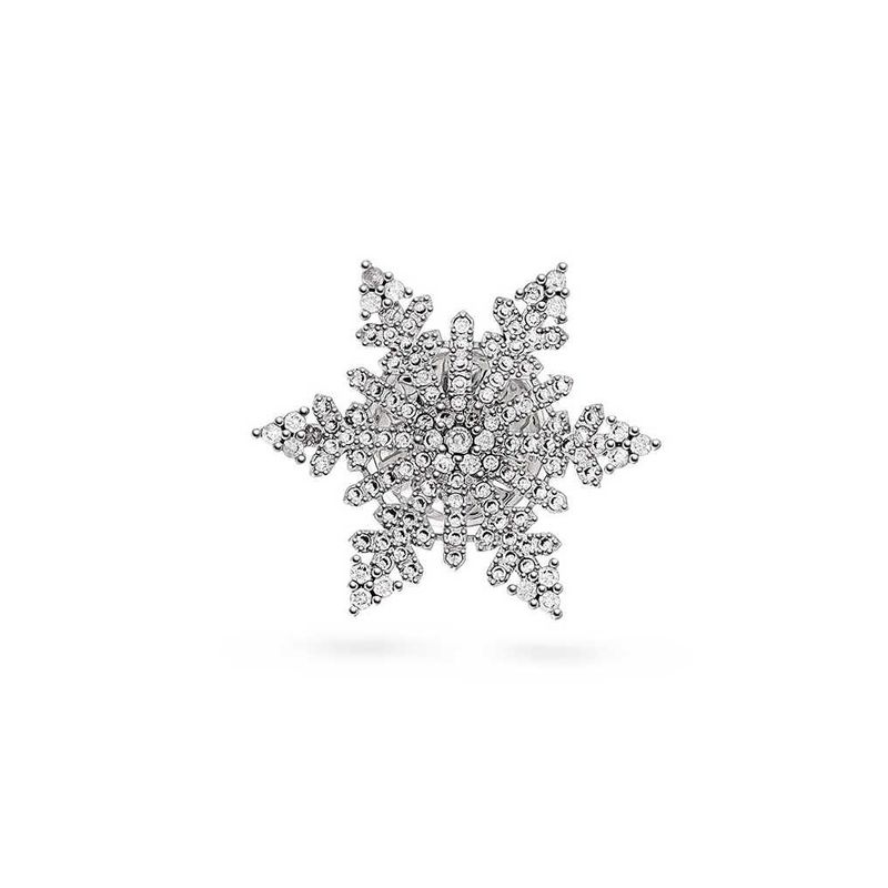 Bijouteri julenål clutch pin Snøstjerne 200121