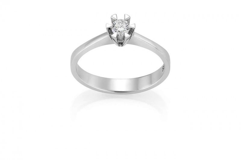 Solitær Ring Märtha 0,20ct 1614220WHV