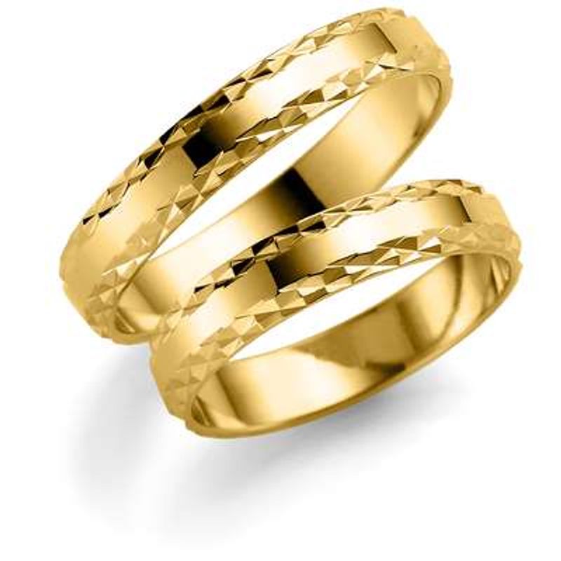 Deg&Meg ring 585 gultgull 4mm SE126GU40 pris per stk