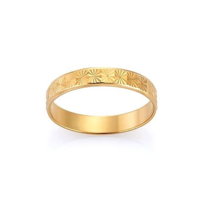 Hovedbilde Emotions ring gult gull 4mm 2289001 pris pr stk