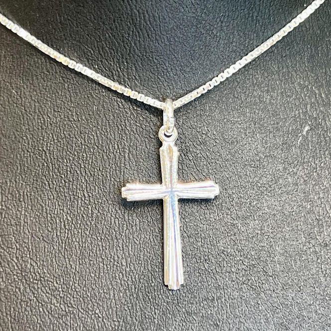 Hovedbilde Sølvsmykke kors  mønster 11274-1