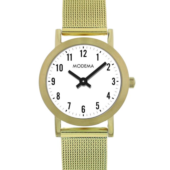 Hovedbilde Modema Dameur gullfarget stål MD6009.07