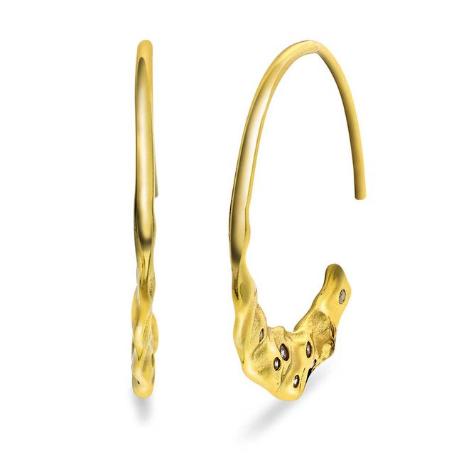 Hovedbilde Shapes Sun øreringer i sølv med zirkonia 240158