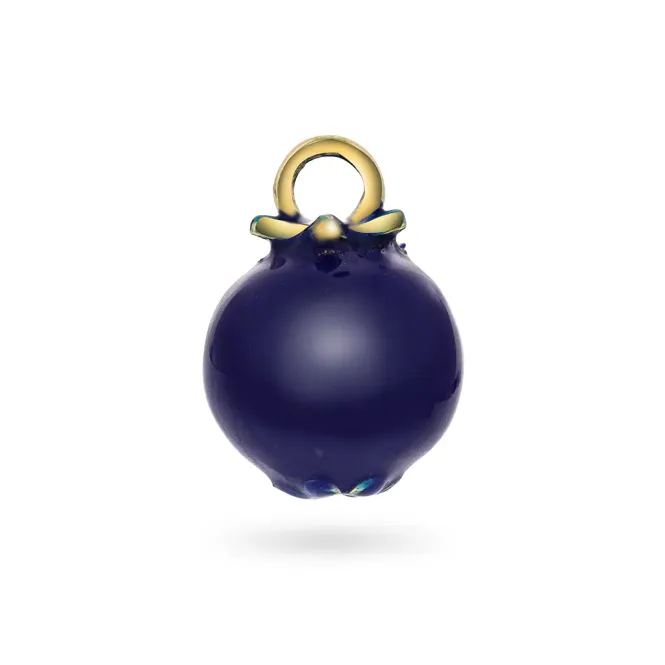 Hovedbilde Sandra Lyng Blue bloom charm forgylt sølv 48157
