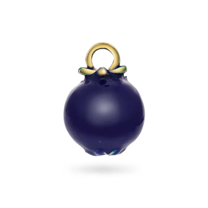 Sandra Lyng Blue bloom charm forgylt sølv 48157