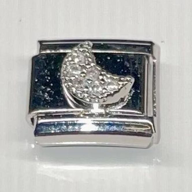 Hovedbilde Ledd til Leddarmbånd - Sølvlfarget med måne_2