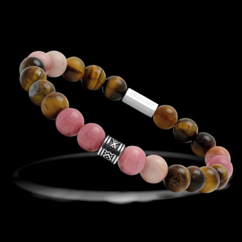 Bracelet Zen tigerøye rhodochrosite HB2888010