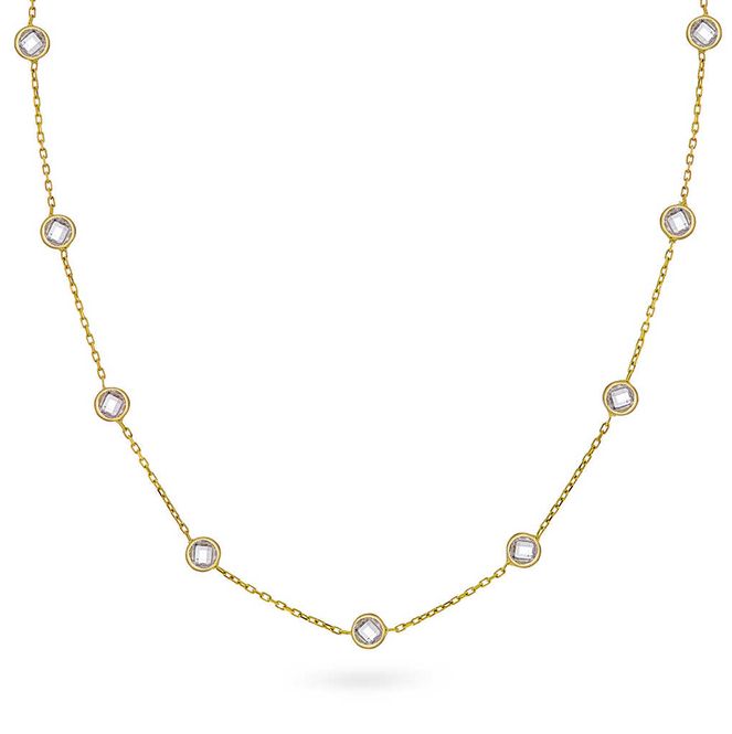 Hovedbilde Smykke i gull med zirkonia 59719