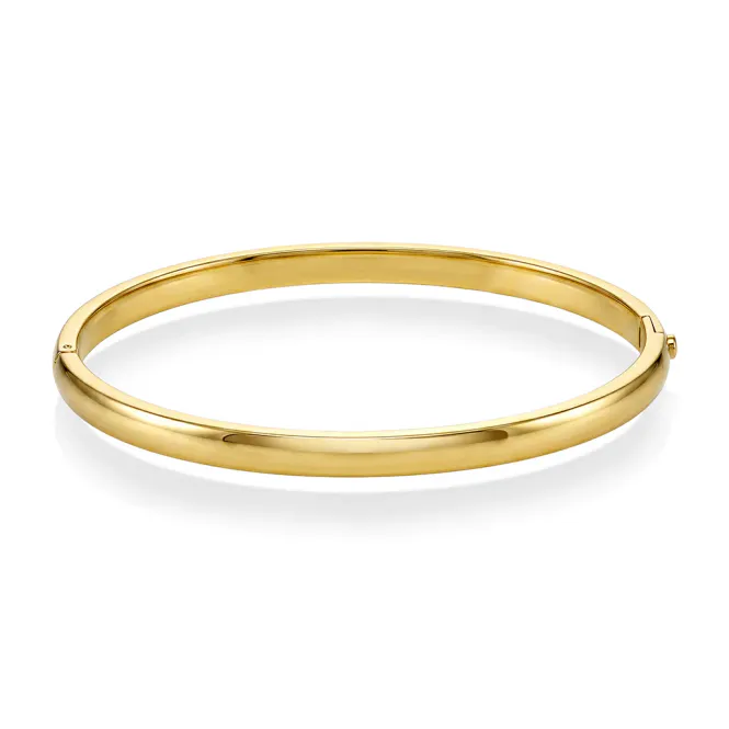 Hovedbilde Frida Leonore Rise classic bangle forgylt stål 29228