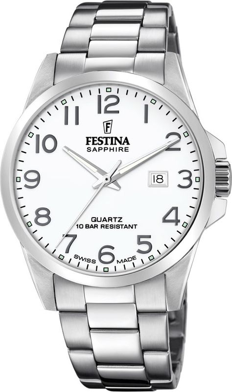 Festina Swiss Made herre hvit F20024-1