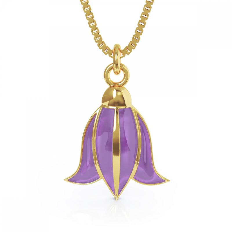 Blåklokke anheng lilla 860218