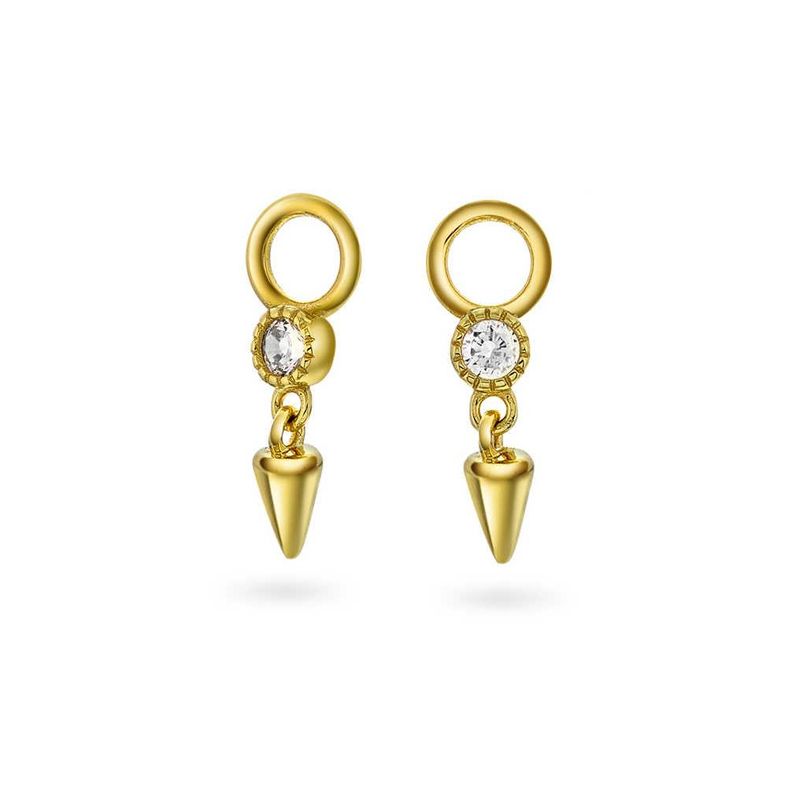 Nora Mørk Aim charms i sølv med blank zirkonia 710316