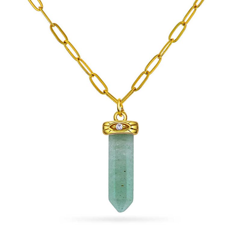 Serenity Guidance pendelsmykke sølv, aventurin 221423