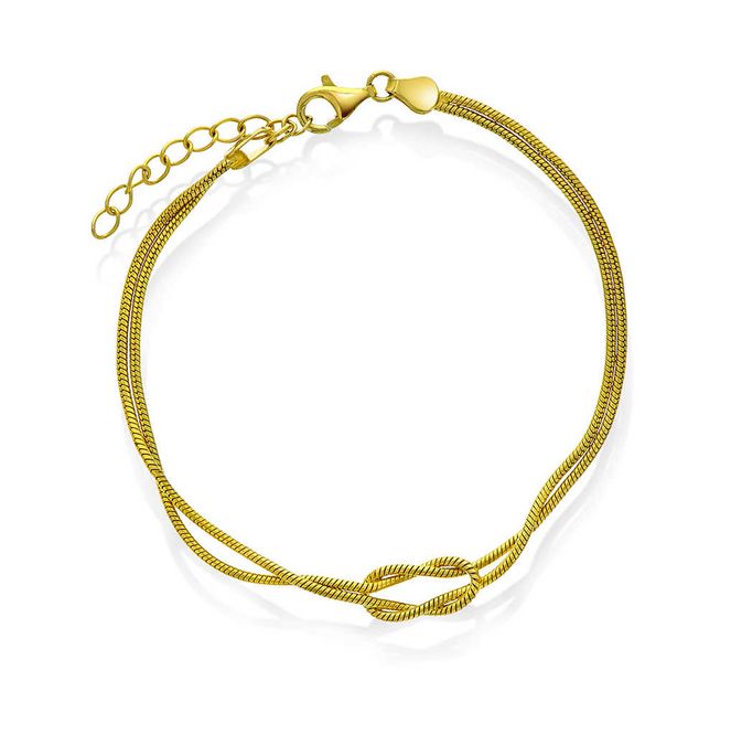 Hovedbilde Unity armbånd i forgylt sølv 992292