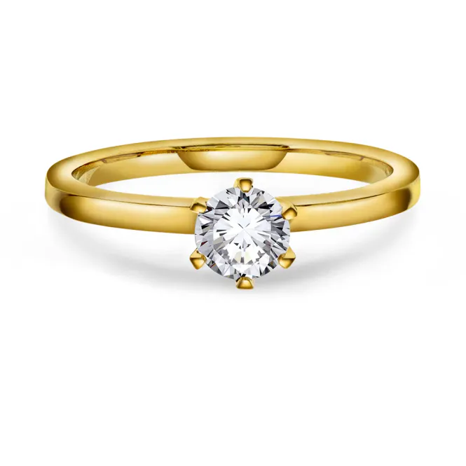 Hovedbilde Gems Contessa ring gull LAB diamanter 0,50ct N240612