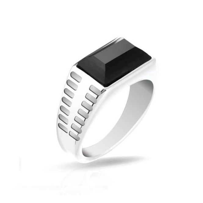 Hovedbilde Rochet Ring Rock Black Agate  HA151062