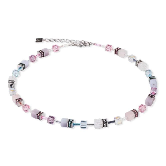 Hovedbilde COEUR DE LION Necklace GeoCUBE Iconic Precious pink lilac 4905101927
