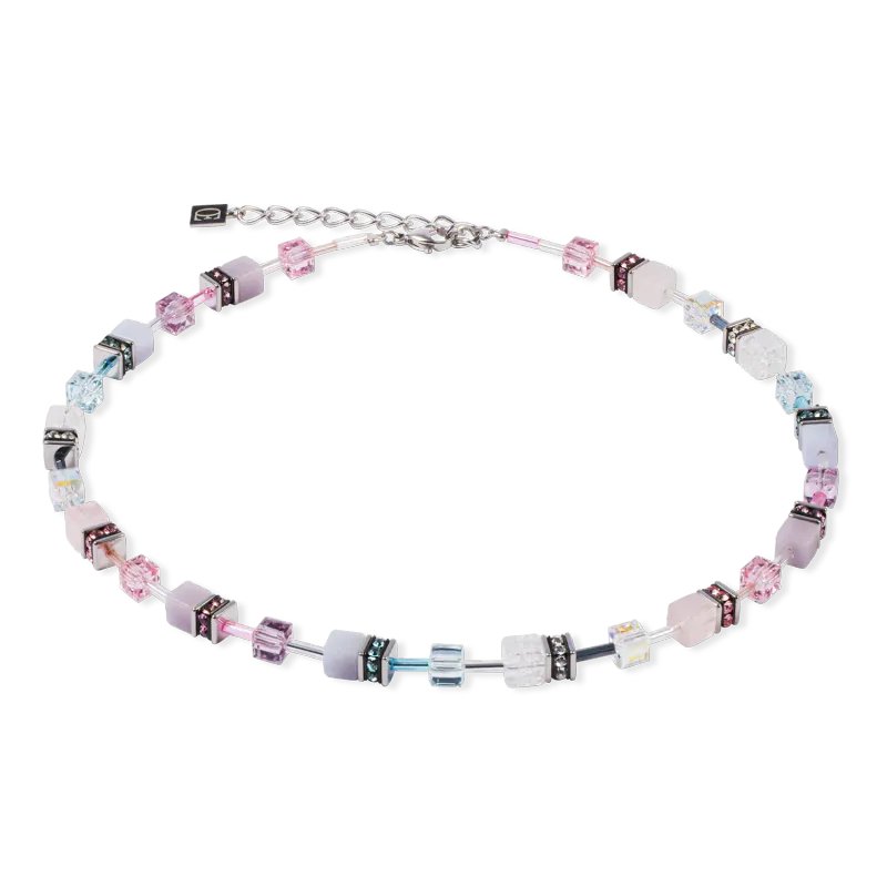 COEUR DE LION Necklace GeoCUBE Iconic Precious pink lilac 4905101927