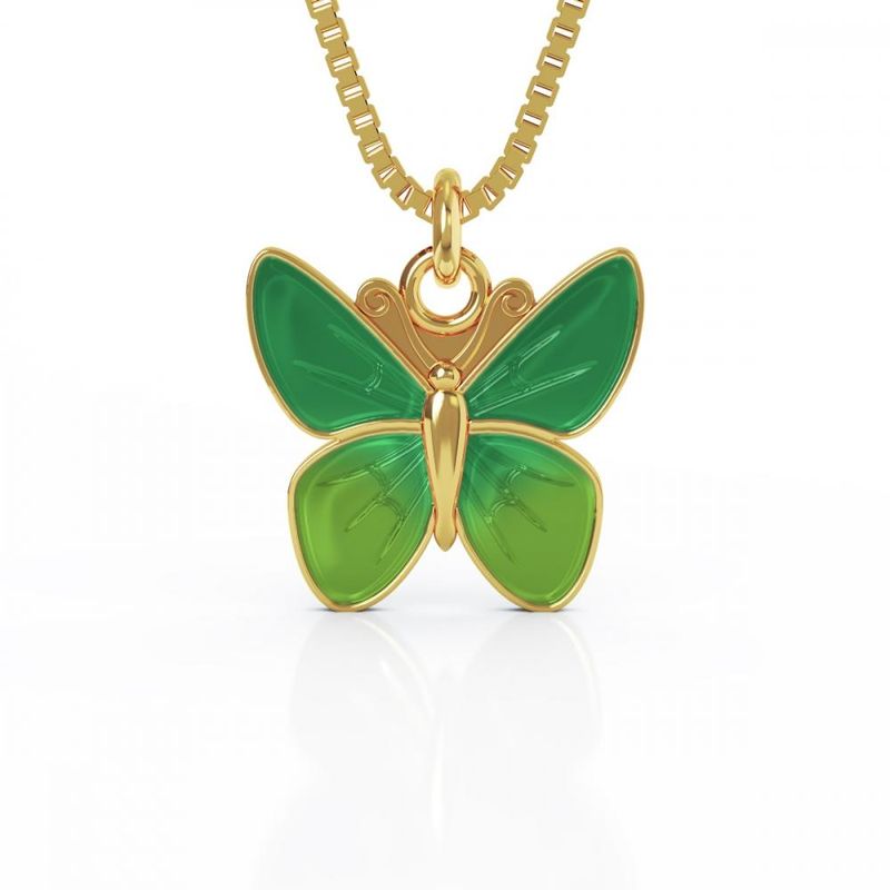 Sommerfugl anheng grønn 860814