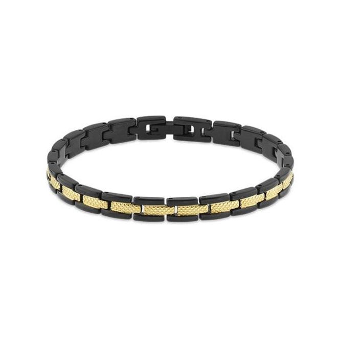 Hovedbilde Bracelet Santorini black gold HB4771