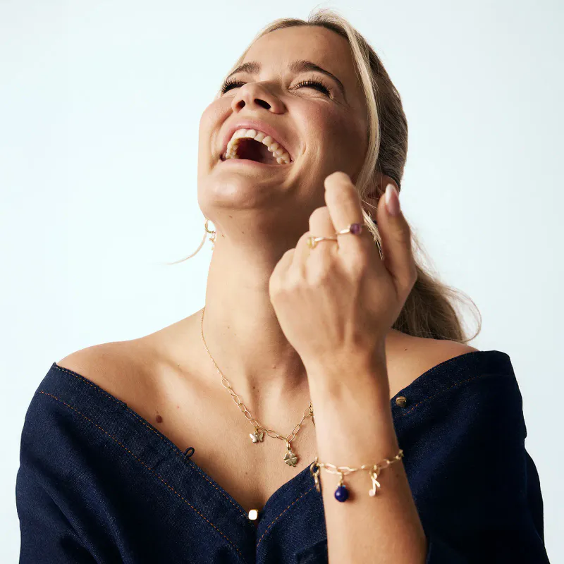 Sandra Lyng Note to self charm forgylt sølv 48172