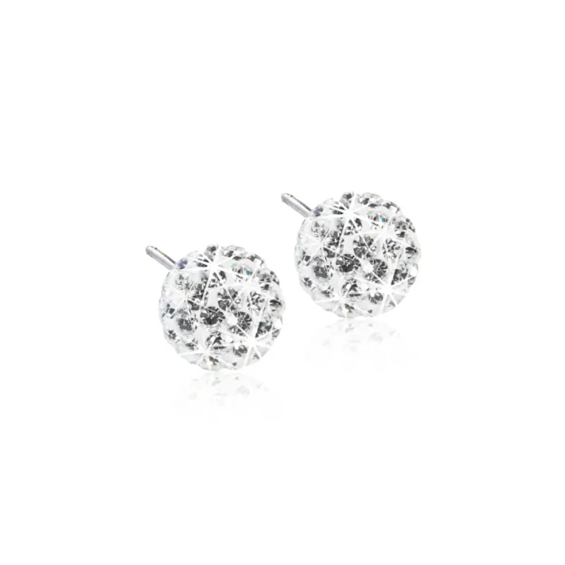 Øredobber i medisinsk titan Crystal 15-1268-01