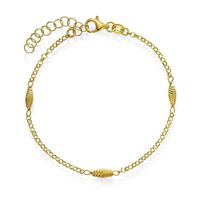 Armbånd forgylt sølv 44568.19