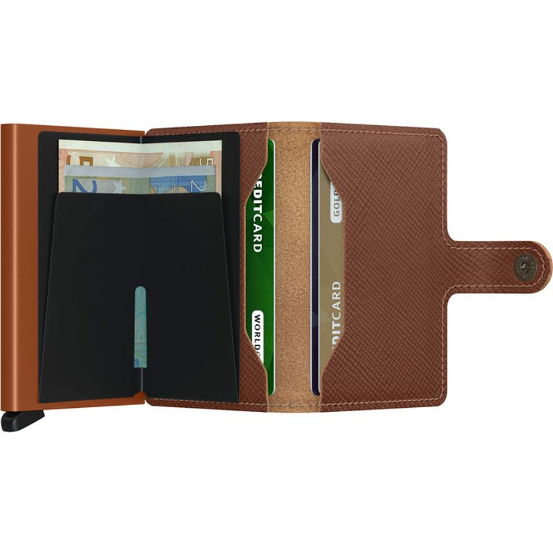 Secrid Miniwallet MSa Saffiano Caramel 